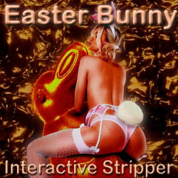 Interactive Stripper: Easter Bunny strip mobile game