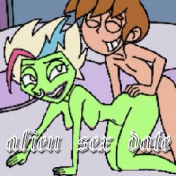 Alien Sex Date - mobile strip game